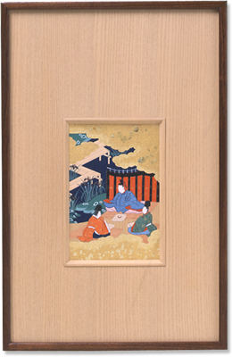 雅葉書額 伊勢物語